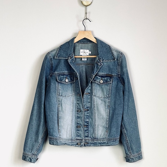 Vintage Calvin Klein Trucker Jean Jacket - Picture 2 of 9